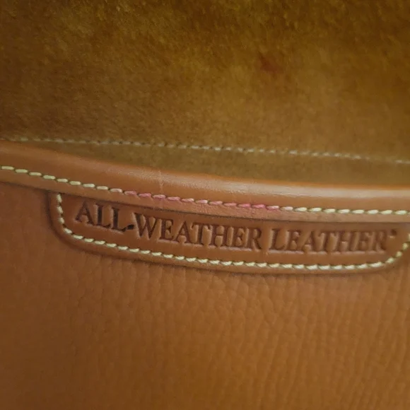 Dooney & Bourke Orange Leather Bag - Picture 5 of 7